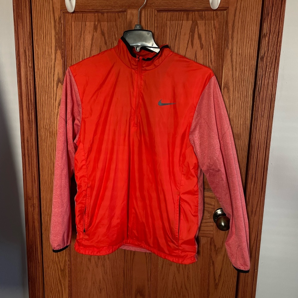 Red/Pink Nike Golf Windbreaker Jacket Size M